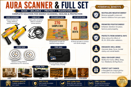 Vastu Labh Aura Scanner Full Set Kit | Energy Scanning & Healing Device
